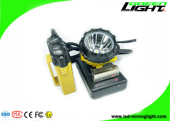 25000 faro ricaricabile di alluminio impermeabile della batteria LED di Lux Mining Cap Lamp IP68 SAMSUNG antistatico