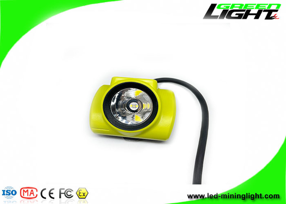 Un faro impermeabile estraente di 25000 di Lux Rechargeable Panasonic Battery LED di cappuccio della lampada IP68 minatori delle miniere di carbone 13600mAh