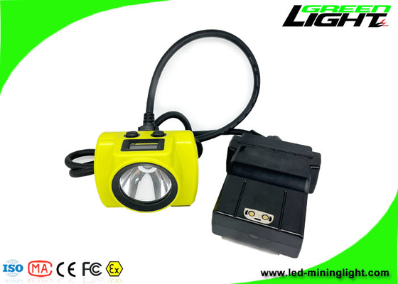 Un faro impermeabile estraente di 25000 di Lux Rechargeable Panasonic Battery LED di cappuccio della lampada IP68 minatori delle miniere di carbone 13600mAh