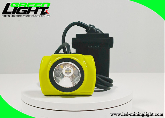 il casco carboniero di luminosità 25000lux accende l'ABS che giallo di Shell anti IP68 incrinati impermeabilizzano