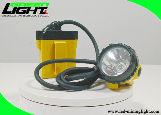 Lux legato con corde 348 Lum di Cap Lamp 25000 del minatore di cantieri sotterranei 14 ore di accensione