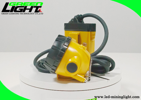 Lux legato con corde 348 Lum di Cap Lamp 25000 del minatore di cantieri sotterranei 14 ore di accensione