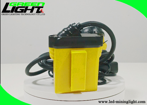 Lux legato con corde 348 Lum di Cap Lamp 25000 del minatore di cantieri sotterranei 14 ore di accensione