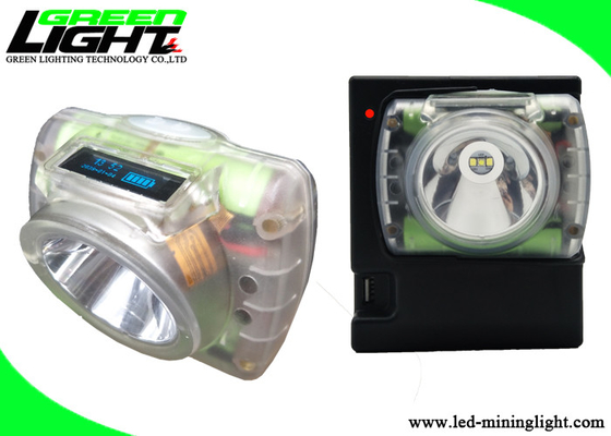 minatore portatile leggero Cap Lamp 6.8Ah Li Ion Battery ricaricabile di 15000lux LED