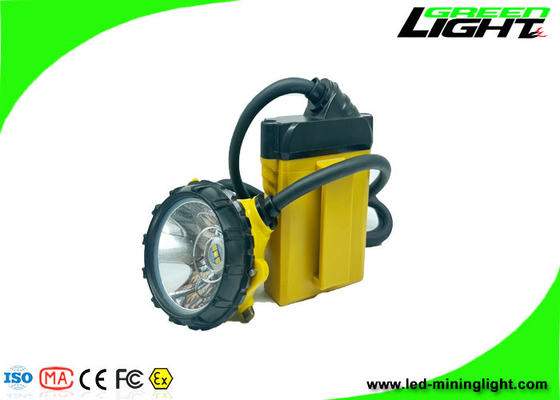 Batteria legata con corde impermeabile di Lux Rechargeable Headlamp 10400MAh SAMSUNG della lampada di cappuccio di estrazione mineraria di IP68 LED 25000 per la miniera in sotterraneo