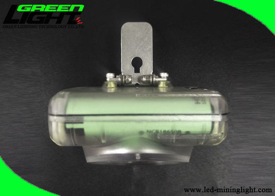 15000lux LED compatto Miners Cap Lamp IP67 impermeabile in ABS trasparente con display OLED