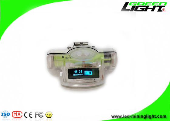 Lampada da miniera portatile a LED da 6,8 Ah Display OLED 13000 Lux Ricarica USB magnetica antiurto