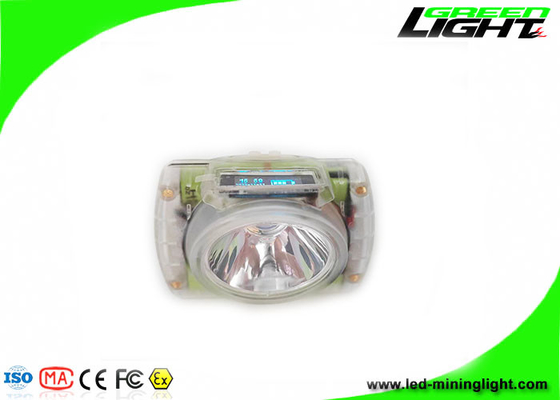 Lampada da miniera portatile a LED da 6,8 Ah Display OLED 13000 Lux Ricarica USB magnetica antiurto