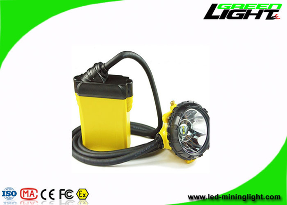 25000Lux 10.4Ah Lampada con cappuccio per miniere sotterranee Proiettori per miniere sotterranee Tazza per illuminazione in alluminio