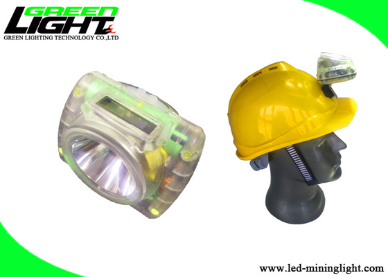 Lampada frontale da miniera a LED senza fili Display OLED digitale 5V 2A Lampada da estrazione del carbone