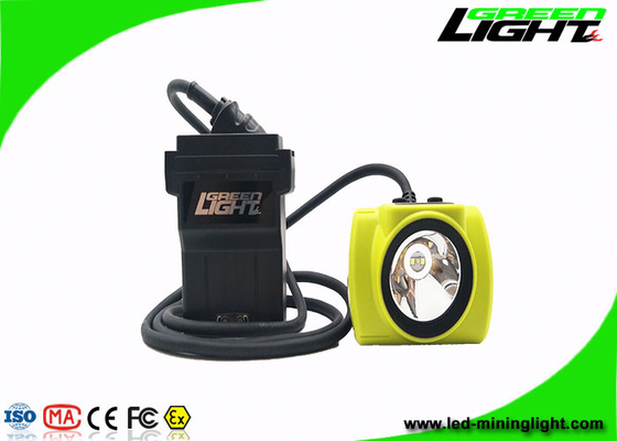 OLED 13.6Ah Lampada da miniera a LED ricaricabile 25000 Lux Luce del cappuccio del minatore di carbone 18 ore di lavoro lungo