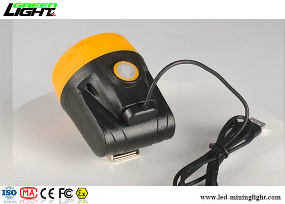 Luce da miniera a LED di sicurezza Cordless 10000lux 3,7 V con indicatore di carica