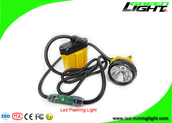 IP68 Impermeabile LED Minatori Cap Lampada 25000Lux 348lum Proiettori per miniere sotterranee