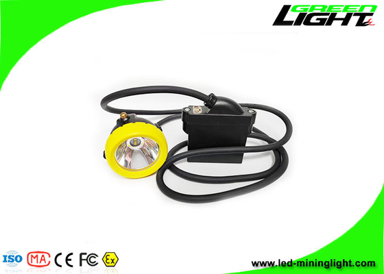 ABS Silicone 1.67W 7.8Ah Lampada con cappuccio a led con cavo Batteria ricaricabile agli ioni di litio 10000Lux Ricarica USB Faro da minatore