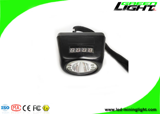 Lampada da miniera senza fili ricaricabile a prova di esplosione con faro da minatore con schermo digitale da 4000 lux