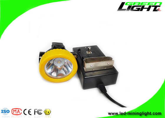 il portatile 5000lux ha condotto senza cordone il faro ricaricabile 2.2Ah della batteria agli ioni di litio PP Meterial del minatore