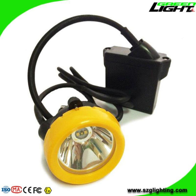 10000 minatore ricaricabile Headlamp del bottone 216lum 7.8Ah del silicone di Lux Safety Mining Cap Lamp per la miniera di carbone in sotterraneo