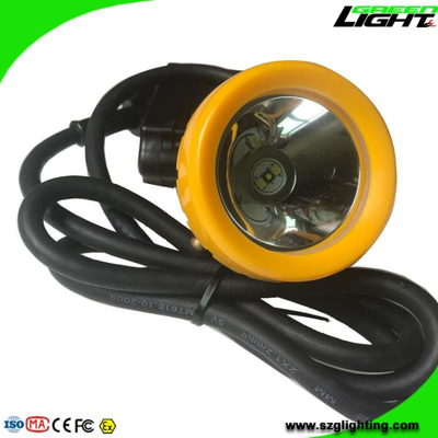 10000 minatore ricaricabile Headlamp del bottone 216lum 7.8Ah del silicone di Lux Safety Mining Cap Lamp per la miniera di carbone in sotterraneo