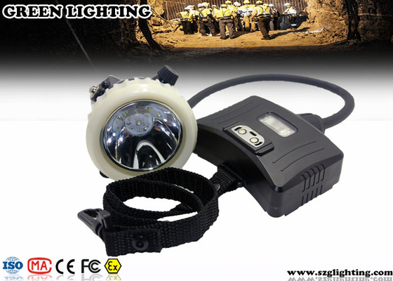 certificazione di Atex della luce d'avvertimento della parte posteriore di 3.7V IP67 CREE Mining Cap Lights With