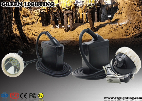 Faro protetto contro le esplosioni classico del casco del PC, lampada di minatori di stile del cavo 6600mAH