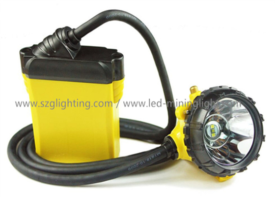 25000lux approvato IP68 3W Cree Safety Mining Cap Lights con un'accensione di 3 livelli
