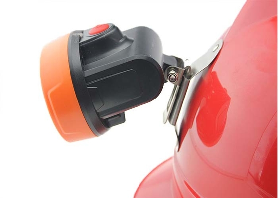 Luce del casco per minatore di sicurezza dell'OEM, faro del casco dei materiali 2.8Ah dell'ABS 