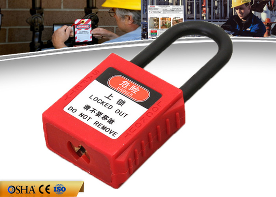 lucchetti di nylon di serrata di sicurezza di Xenoy del dispositivo d'ancoraggio di 38mm con la chiave primaria