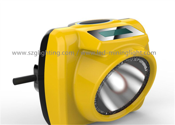 Luce principale ricaricabile del casco di IP68 ATEX con la batteria dello schermo 6.2Ah di OLED