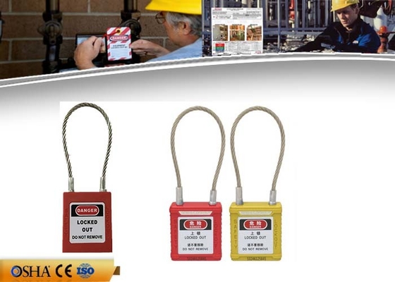 Lucchetti di serrata di sicurezza 2 millimetri di cavo di acciaio inossidabile 38 millimetri * 45 millimetri * una dimensione di 20 millimetri