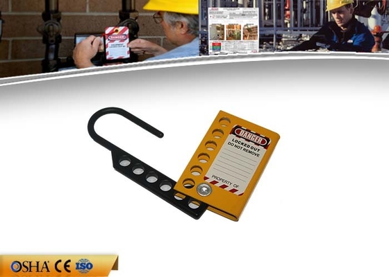 50 * i lucchetti di alluminio della cerniera 6pcs di Tagout di serrata di 116 millimetri ostacolano densamente 5 millimetri