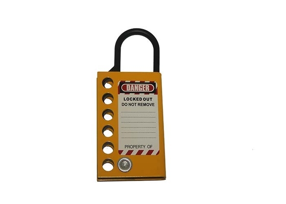 50 * i lucchetti di alluminio della cerniera 6pcs di Tagout di serrata di 116 millimetri ostacolano densamente 5 millimetri