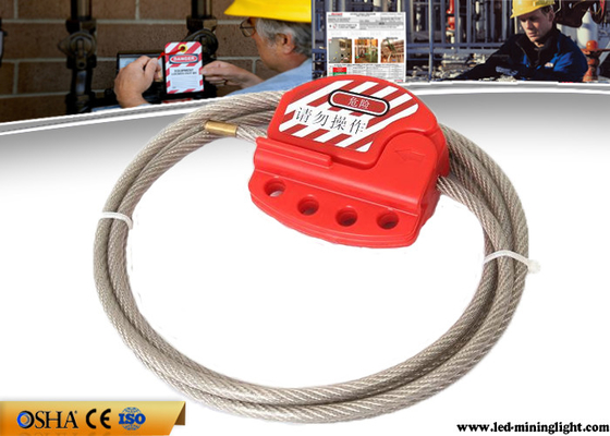 Sicurezza del cavo serratura fuori il materiale dell'acciaio di 1.8M Adjustable Length Stainless