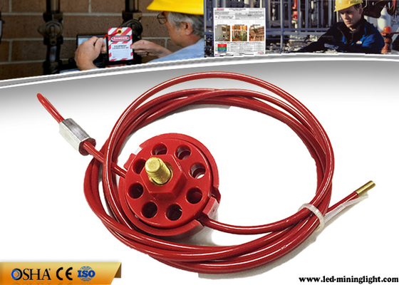Sicurezza serratura fuori con il tipo rosso serrata 2/5/10m Cable della ruota dell'ABS dei lucchetti del cavo