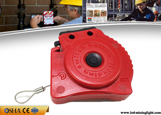 Serrata ritrattabile automatica del cavo, serrature di serrata di sicurezza con la corda di 1.8m