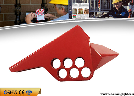 la valvola rossa 1850g chiude fuori il Ce a chiave ha certificato il materiale d'acciaio Elettrico rivestito