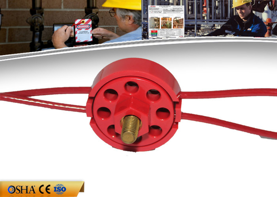 La serrata del cavo della resistenza della ruota ZC-L31, PVC del CE 119g ha ricoperto la serrata Tagout