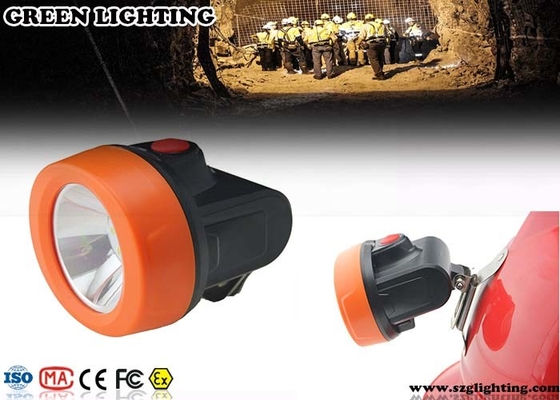Luce del casco per minatore di sicurezza dell'OEM, faro del casco dei materiali 2.8Ah dell'ABS 