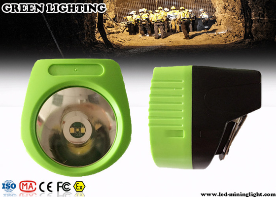 6000 Lux Cordless Mining Cap Lamps, faro ricaricabile di 230mA 110 Lum hanno condotto