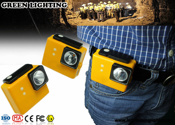 lampada di estrazione mineraria ricaricabile gialla di sicurezza di GLC-3A 6000Lux con capacità della batteria 3.2Ah con il modello della struttura della foto