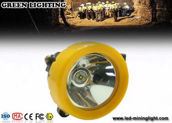 La luce di plastica di estrazione mineraria dell'ABS LED, minatori ultra intelligenti della sicurezza 216Lum ha condotto le luci del cappuccio per i caschi