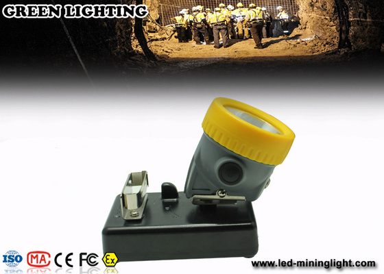Faro impermeabile ricaricabile dei minatori delle miniere di carbone IP68, lampada di cappuccio estraente di 10000 Lux CREE LED