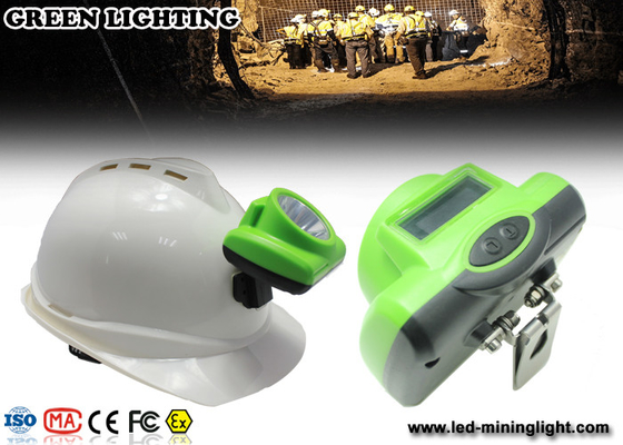 PC + ABS Cree Led Cordless Mining Lights con scopo di SOS, schermo di OLED