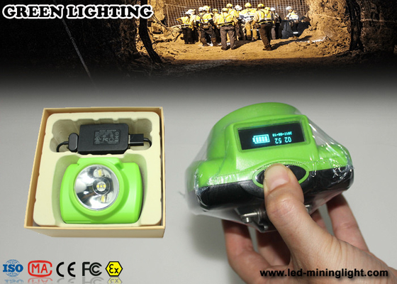 PC + ABS Cree Led Cordless Mining Lights con scopo di SOS, schermo di OLED