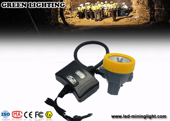 Una lampada di 10000 minatori elettrica di lux, batteria dello ione del faro 5.6Ah Li del casco