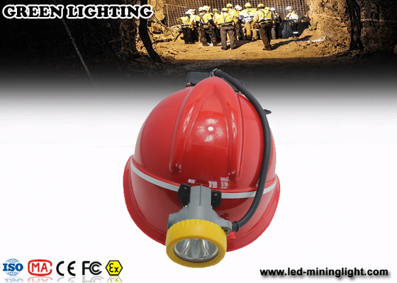 Una lampada di 10000 minatori elettrica di lux, batteria dello ione del faro 5.6Ah Li del casco