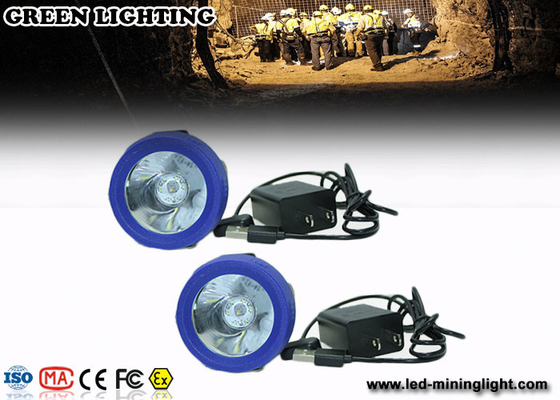 Luce leggera di estrazione mineraria dell'ABS LED, minatore professionista Cap Lamp con 6000Lux
