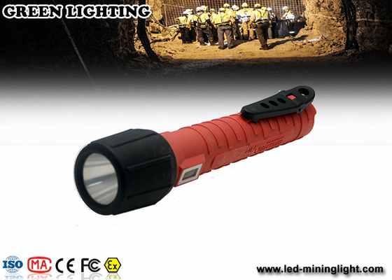 torcia elettrica del exproof della batteria di 6Ah 3.7V, ex prova del Cree LED che accende colore su misura