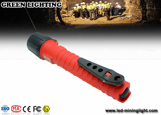 torcia elettrica del exproof della batteria di 6Ah 3.7V, ex prova del Cree LED che accende colore su misura