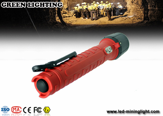 torcia elettrica del exproof della batteria di 6Ah 3.7V, ex prova del Cree LED che accende colore su misura