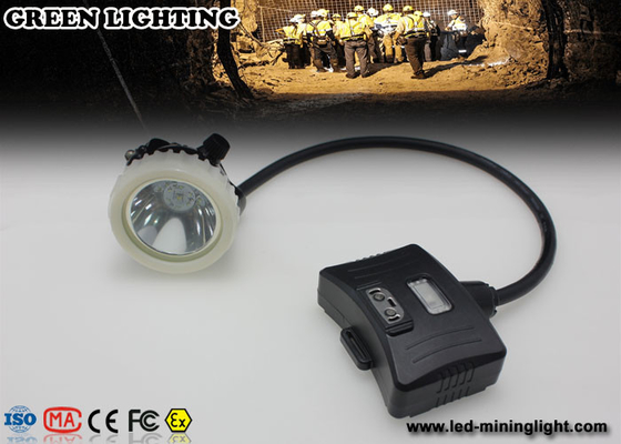 faro dei minatori delle miniere di carbone di 0.38M Cable White Color, luce del casco di 8000 minatori di lux IP68